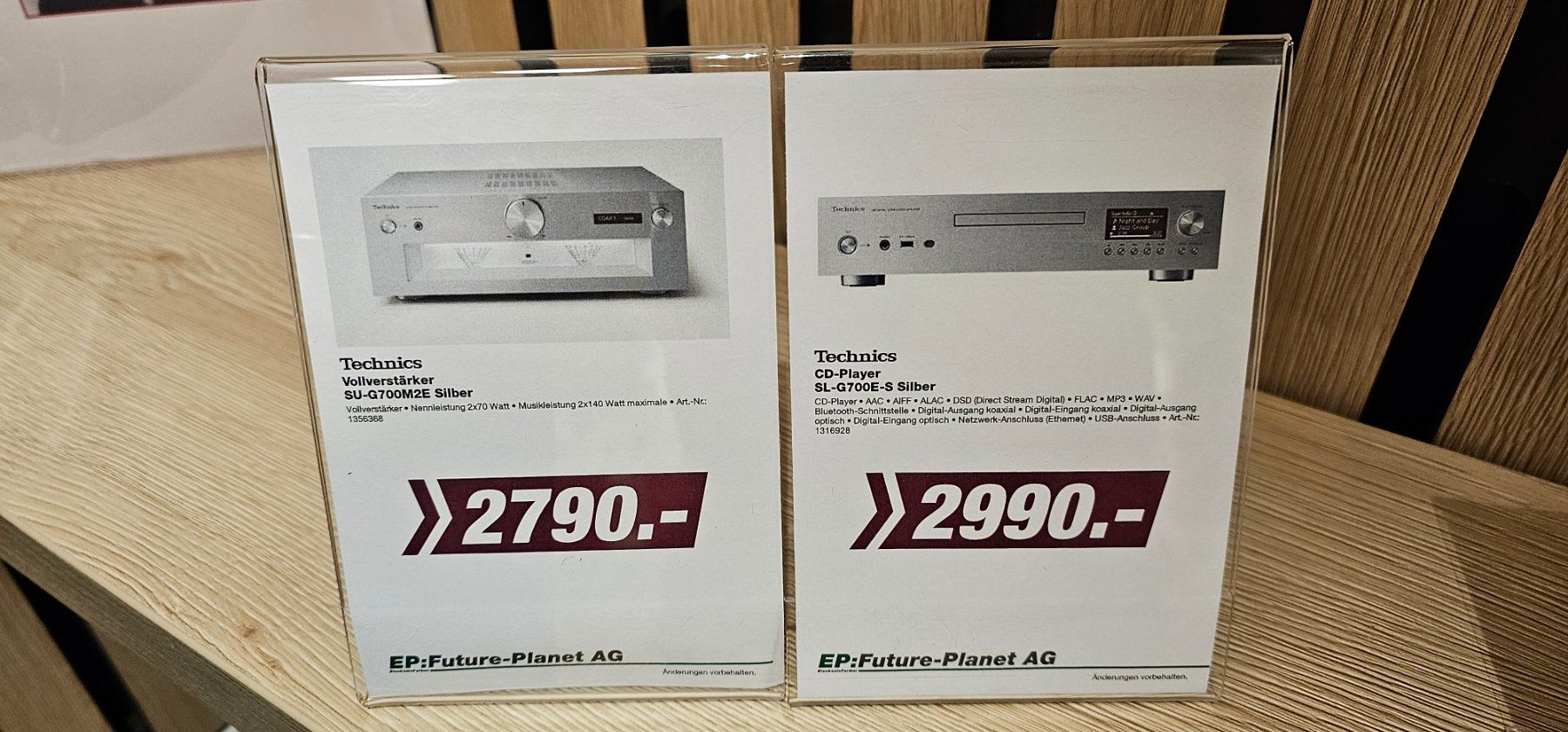 Technics Amplificatori: TECHNICS High-End System Nur 3900.- statt 5780.- – Nuovo (secondo la descrizione) da Küttigen venduto da FuturePlanet 4