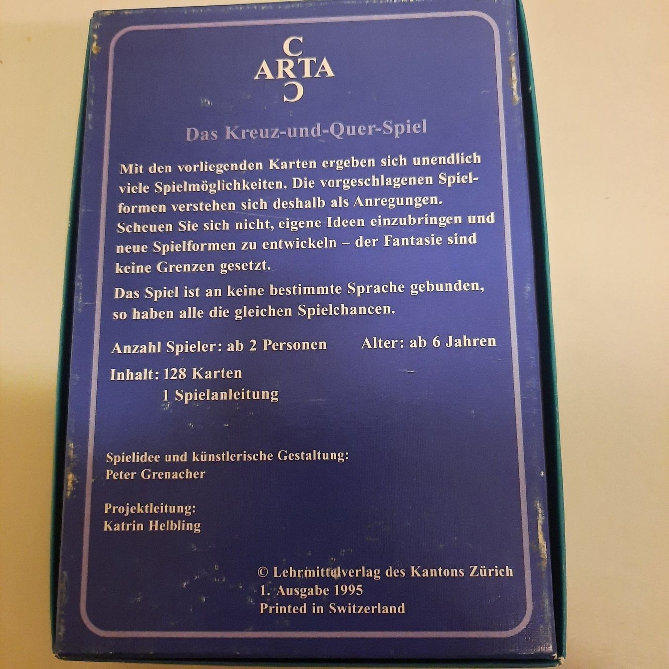 Spiele: ARTA das Kreuz-und-Quer-Spiel – Neu (gemäss Beschreibung) aus Buochs von Nyima21 2