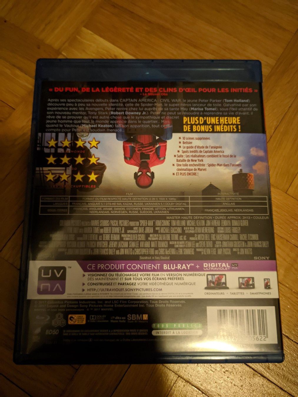 Alle DVDs: Spiderman Homecoming (Bluray) – Gebraucht aus Meyrin von Flurrio 1