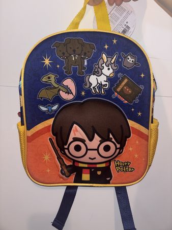 Kinder Rucksack Harry Potter blau gelb neu mit Etikett