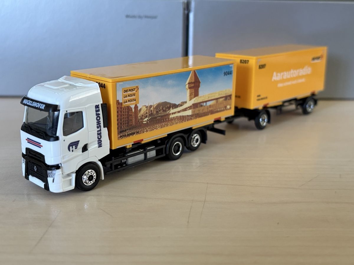 Herpa Voitures modèles: Renault T Hugelshofer Post 2 – Neuf avec emballage d'origine à Felben-Wellhausen par Mobil01