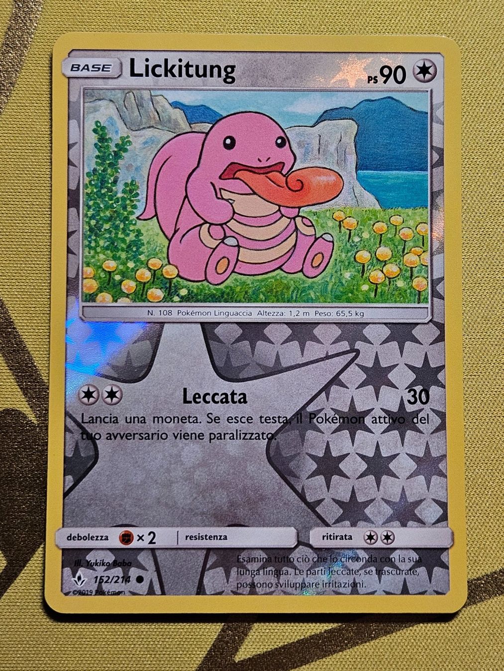 Pokémon Sammelbilder & Trading cards: Unbroken Bonds - Lickitung 152/214 IT – Gebraucht aus Bellinzona von Pokemarco