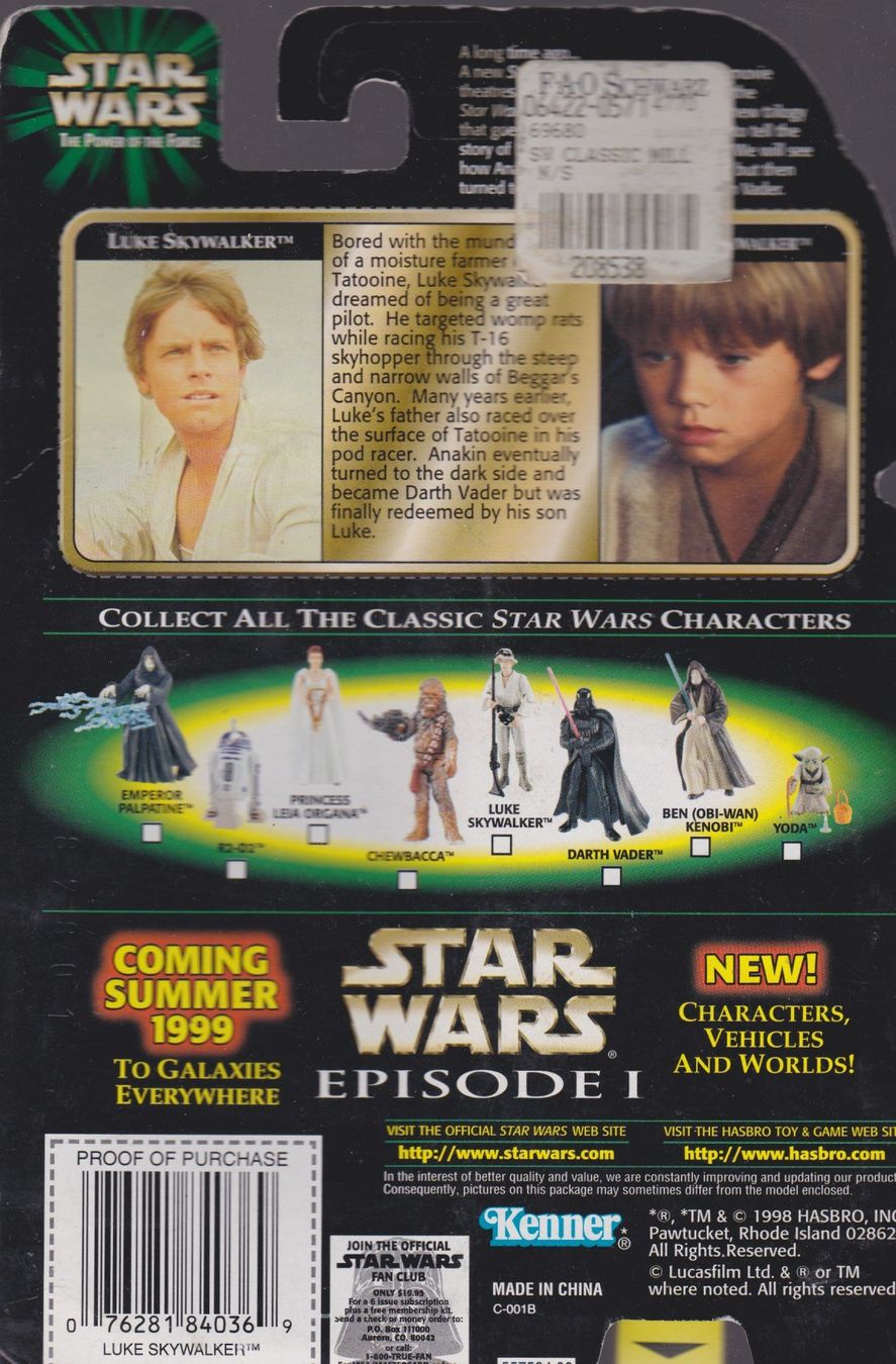 Star Wars Statuette: LUKE SKYWALKER BLASTER RIFLE 9 cm STAR WARS ACTION FIGURE – Nuovo e nell'imballaggio originale da Vezia venduto da Aquarius_Age 1