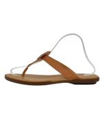 Hogan Leather Zehensteg Sandale EU 38.5 Braun