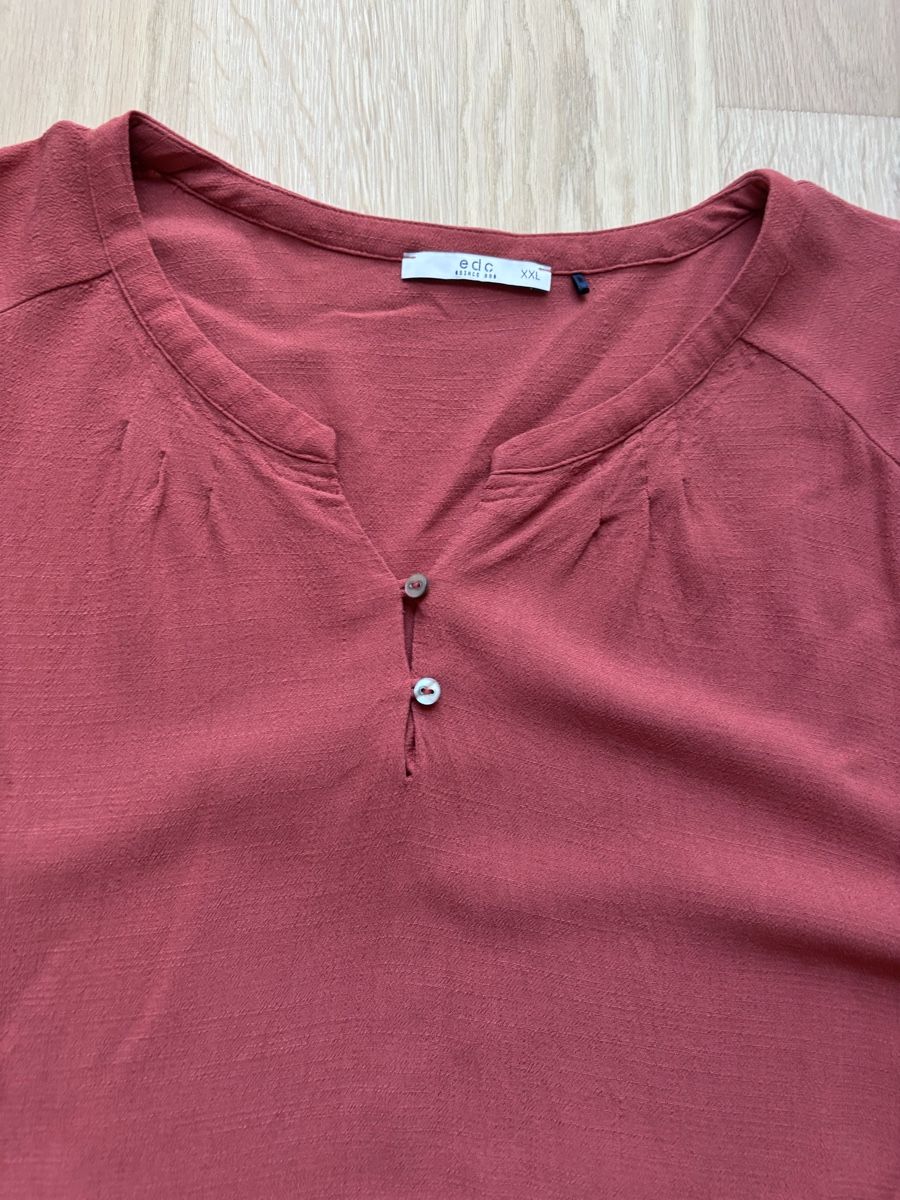 Esprit Camicette: Bluse edc Gr. XXL rost – Usato da Gwatt (Thun) venduto da Bioethanol01 1