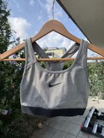 Nike Dri-FIT Sport-BH Grau – Gr. S