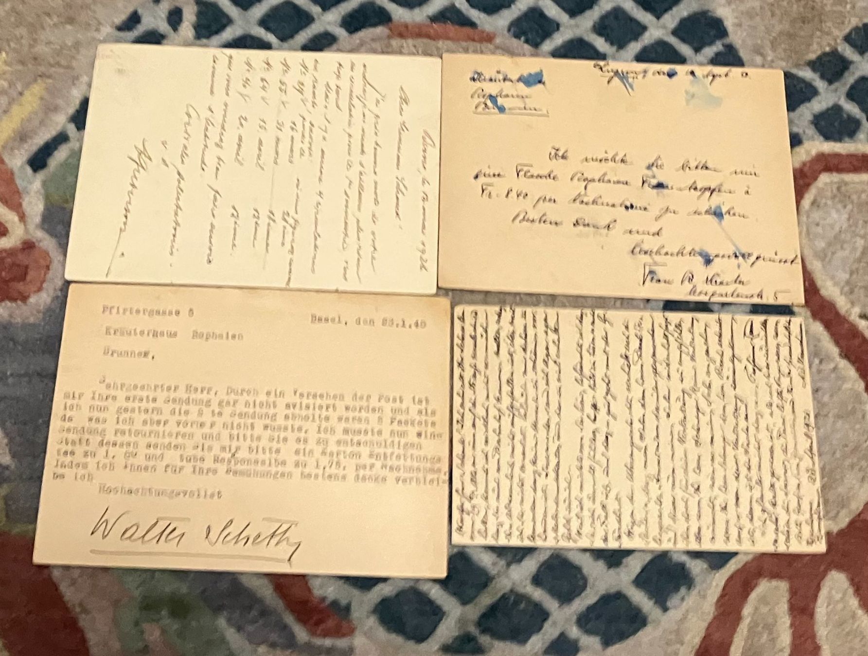 Alle Briefmarken: 4 Postkarten – Neu (gemäss Beschreibung) aus Koblenz von Markenhimmel 1