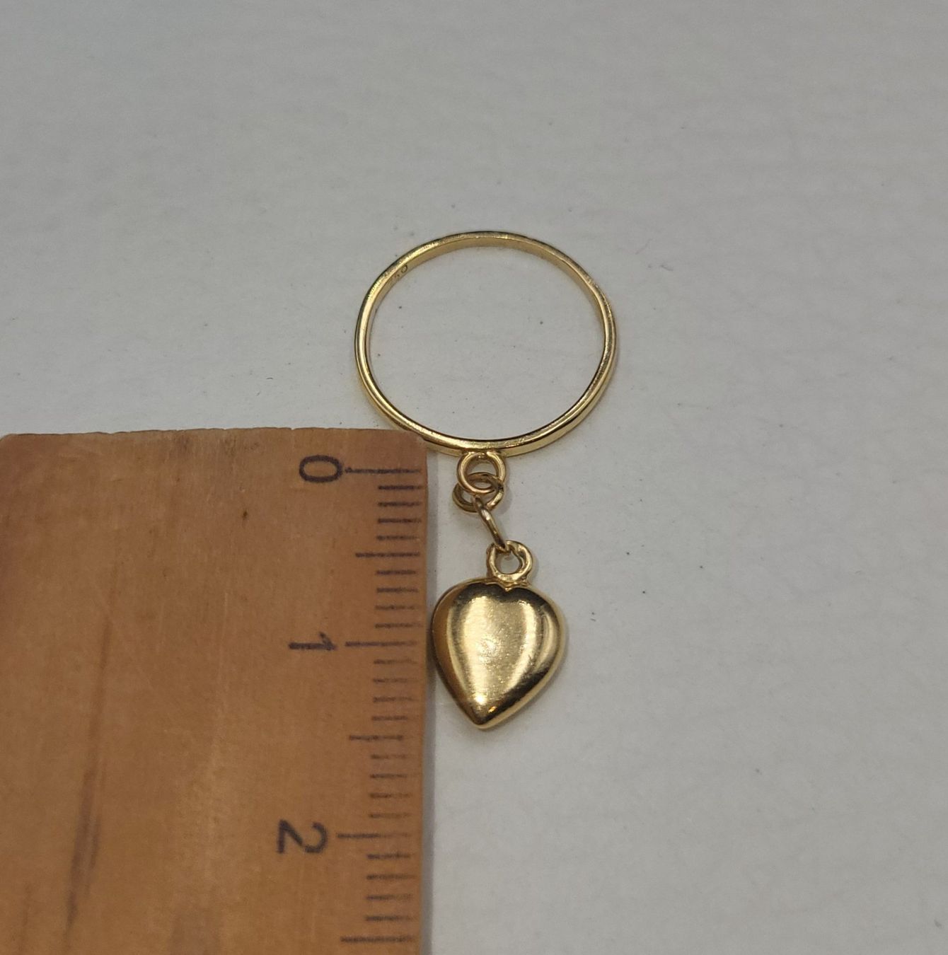 Anelli: 18 Karat 750 Gold Herz-Ring – Usato da Wald ZH venduto da Dasilver 4