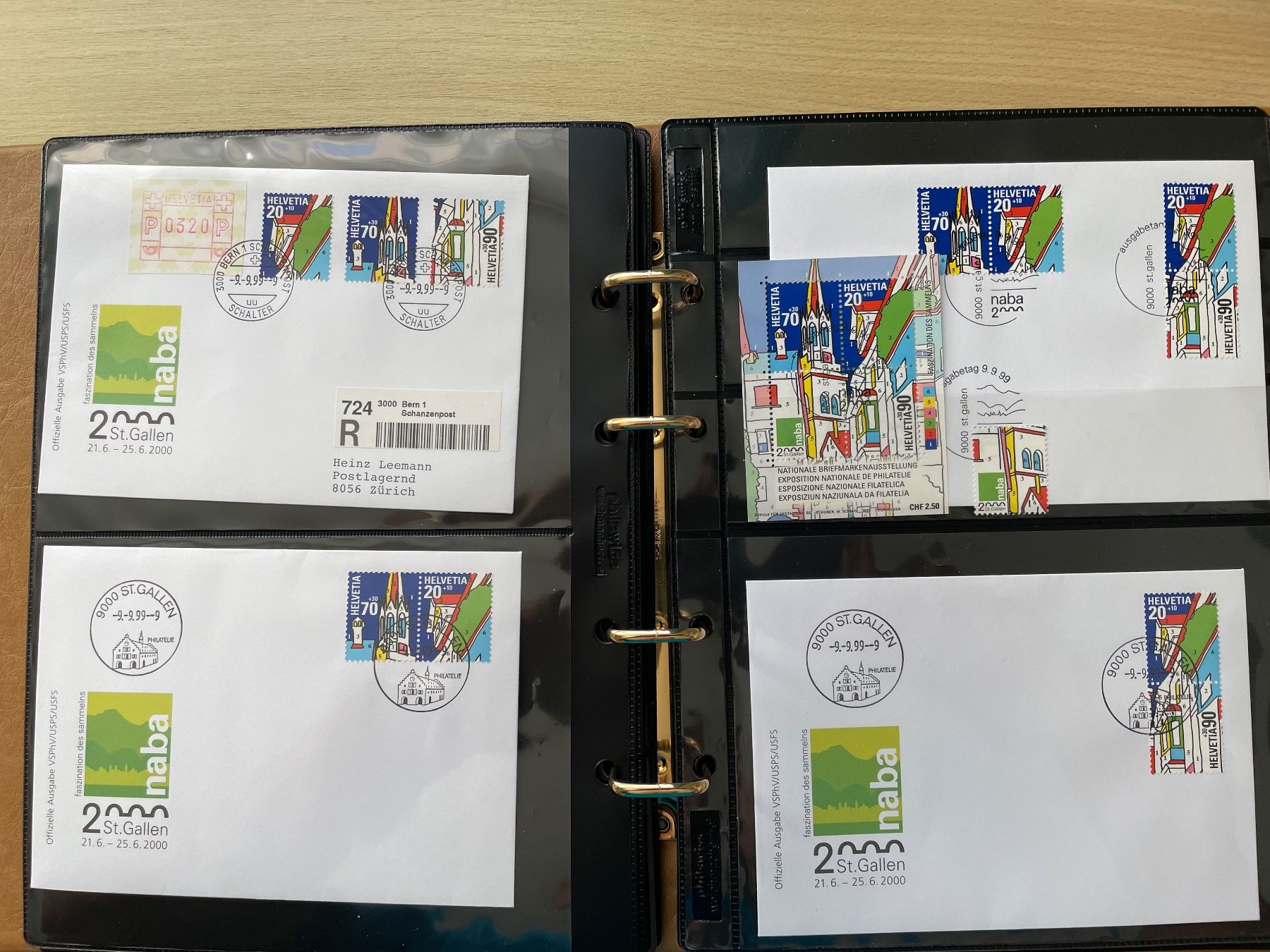 Alle Briefmarken: Magnifique classeur ouatiné à thème – Gebraucht aus Sonceboz-Sombeval von Comment2 5