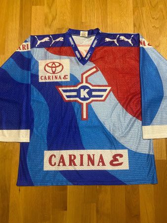 ORIGINAL EHC KLOTEN FLYERS # 2 MAZZOLENI TRIKOT EHCK XL