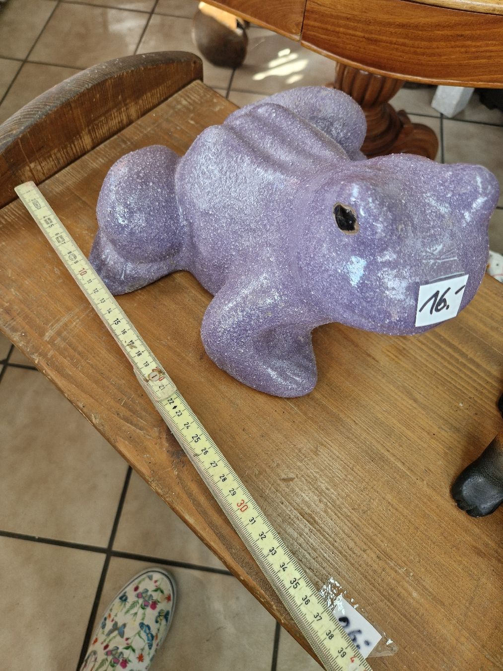 Figuren: Frosch Steingut Outdor  – Gebraucht aus Mörigen von Clio111 6