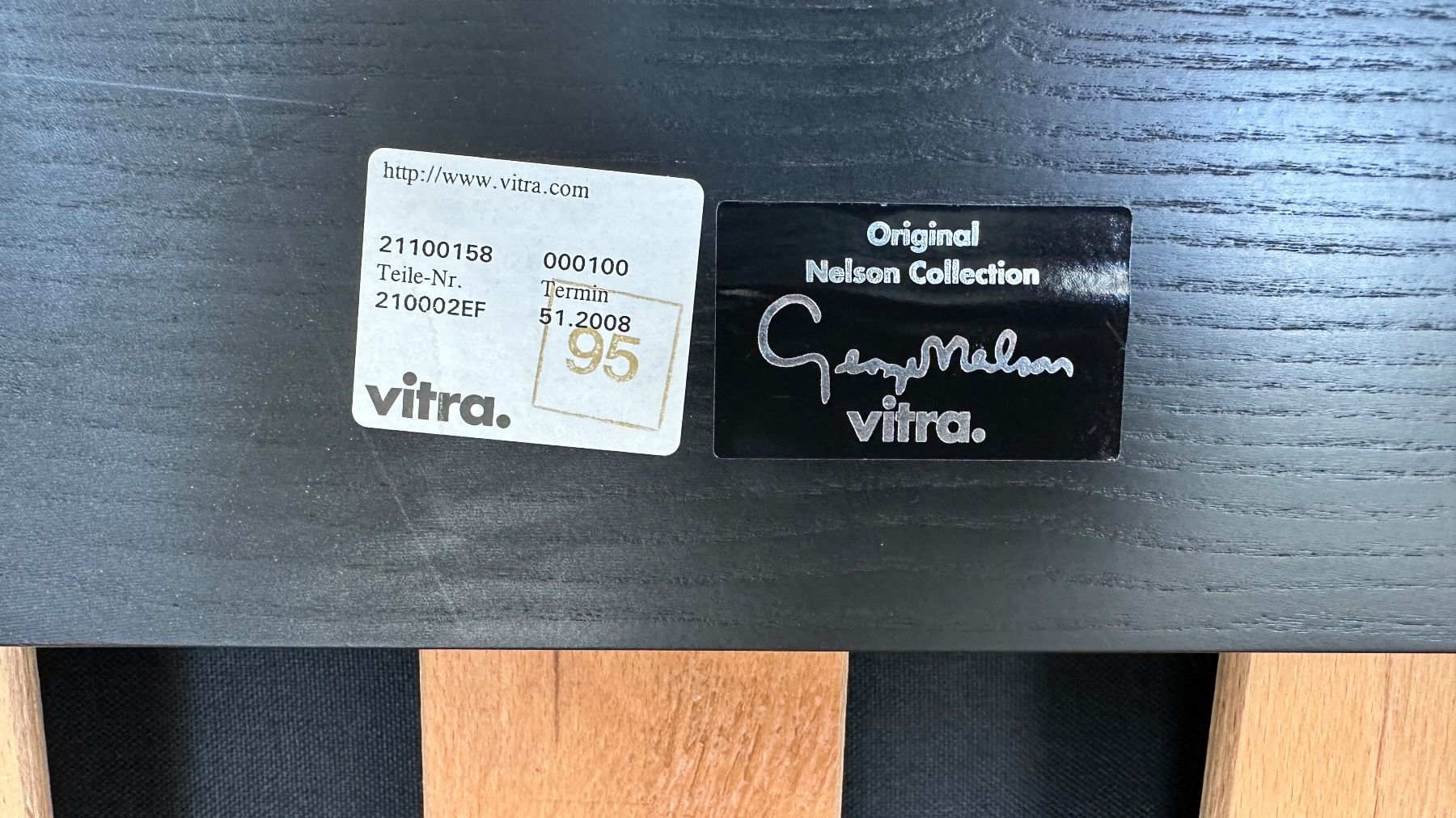 Vitra Sedie a sdraio: Original Vitra/Herman Miller Nelson Daybed/Sofa, Klassiker – Usato da Biberstein venduto da Froggy700 5