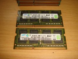 2 stück 4gb ddr3 12800 (1600) RAM für Laptop.