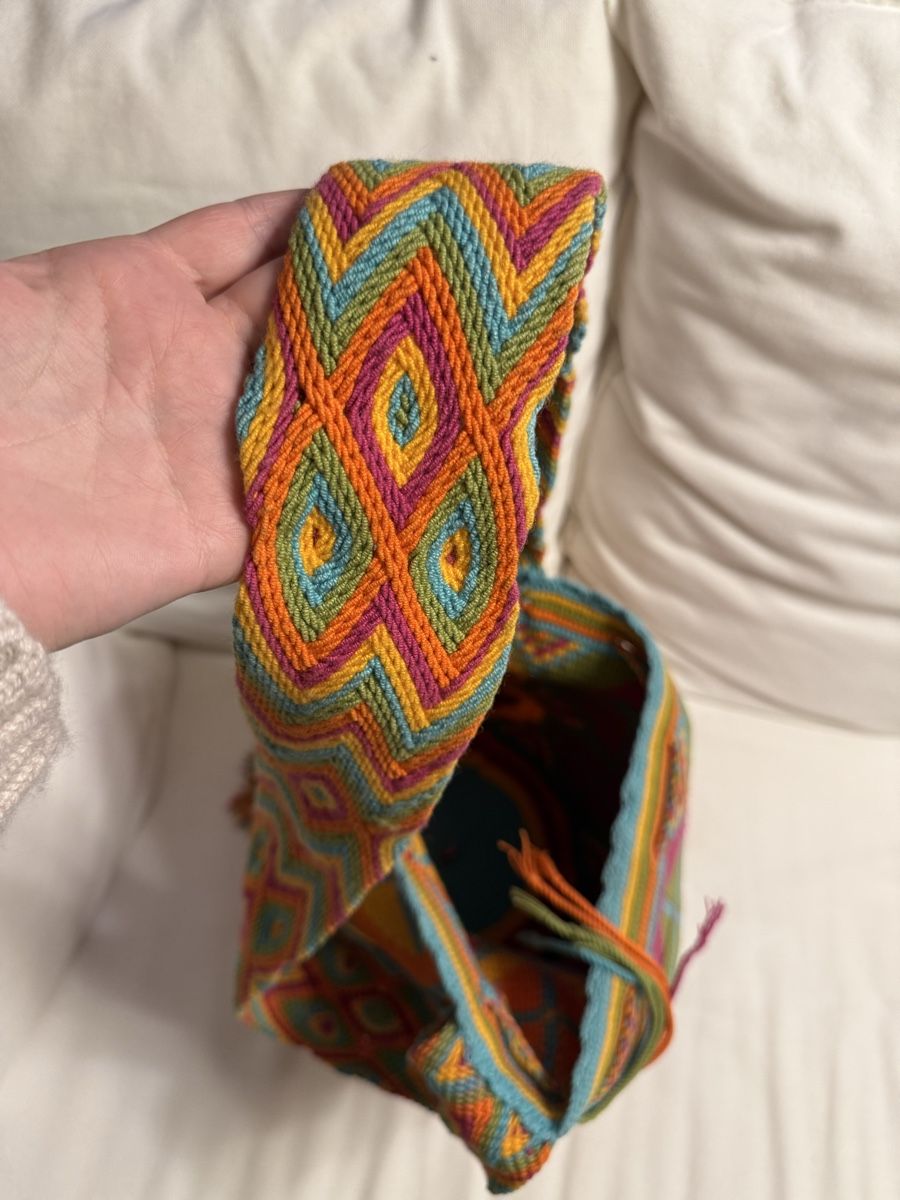 Taschen für Damen: Colorful woven bag, handmade, boho style – Gebraucht aus Zürich von floridiablanca 4