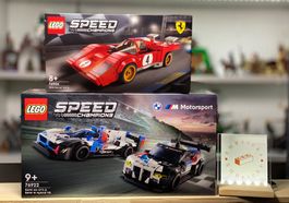 Lego Speed Champions Ferrari 512 M 76906 & BMW Duo 76922