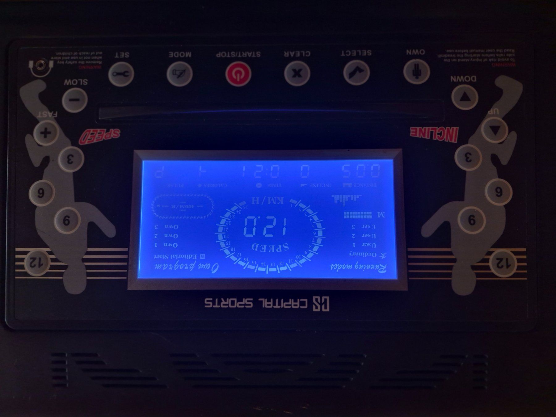 Hometrainer: Pacemaker X30 - massives Laufband - bis 12km/h – Gebraucht aus Henau von Telchin 2