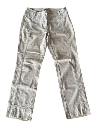 Pantalon Trussardi Jeans beige femme T44 IT / 38 CH