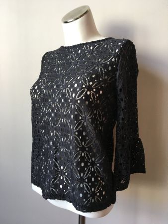 Haut dentelle noir - taille 36 - Atmosphere
