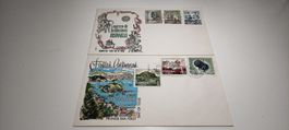 2x Ersttagsbriefe Spanien 1963