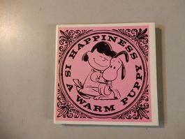 Snoopy Buch "Happiness is a warm Puppy", sehr selten.