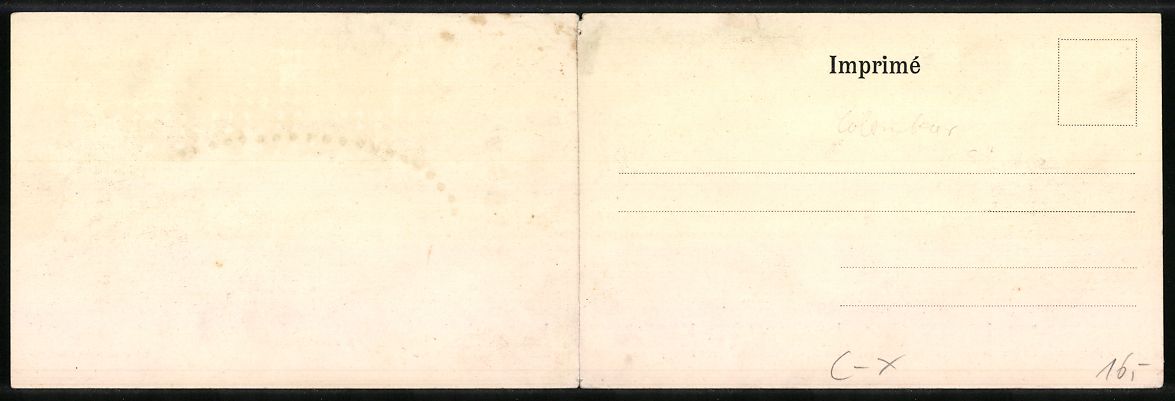 Cartes postales: Klapp-AK Colombier, Vue générale de Co – D'occasion à Berlin par bartko-reher 1