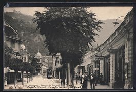 Montreux, Avenue du Kursaal, Strassenbah