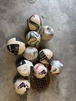 Fussball-Sammlung: 10 gebrauchte Bälle für Training!
