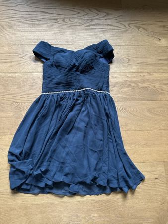 💙 Elegantes blaues Kleid – festlich & feminin