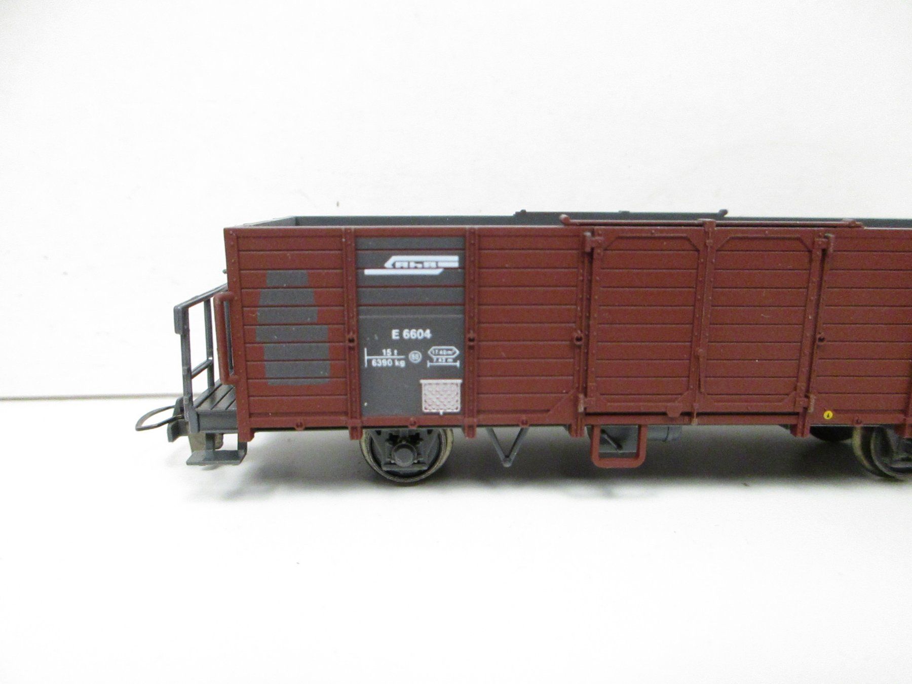 Bemo Modellini di ferrovie: Bemo H0m 2254 114 RhB Offener Güterwagen E 6604 – Nuovo e nell'imballaggio originale da Olten venduto da Heinrich875 3