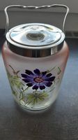 Jugendstil Bonboniere aus Glas bemalt