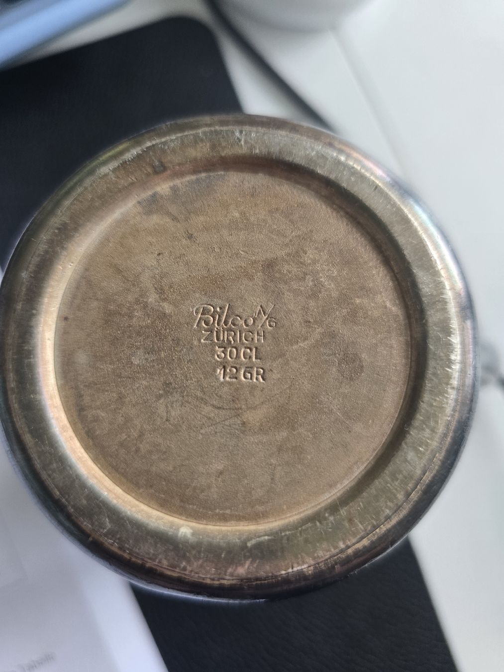Set di piatti: 6-teiliges Kannen- & Milchkännchen schwer versilbert – Usato da Kreuzlingen venduto da Klingelton_21600 3