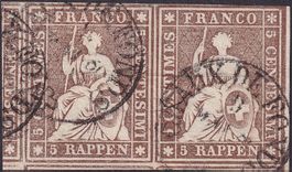 22G (22B4) Chaux-De-Fonds, hervorragender Schnitt, Kat = LP