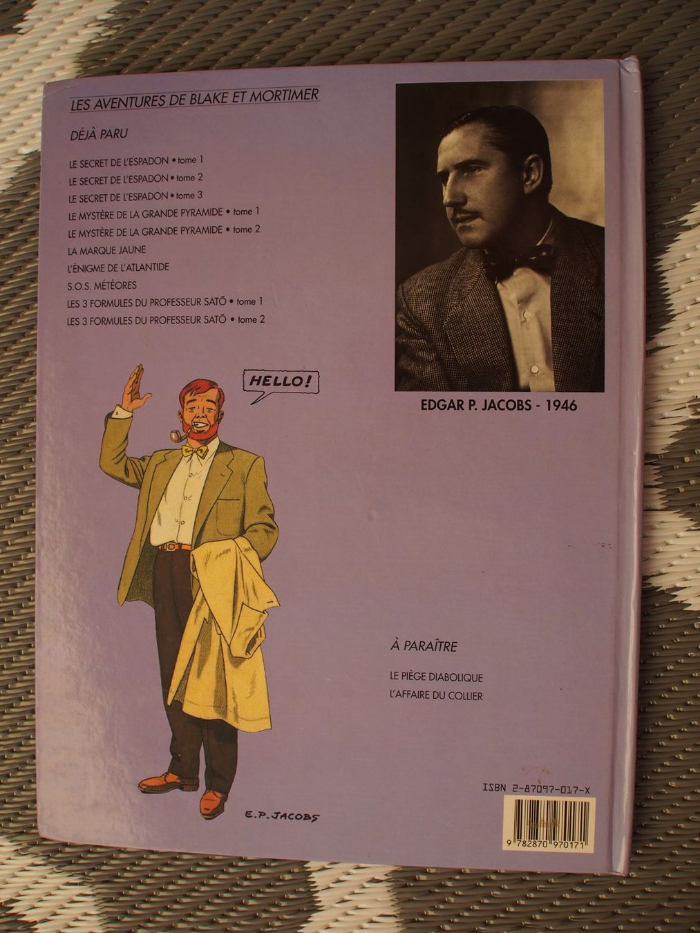 BD: black et mortimer 1990 les 3 formules du professeur sato – D'occasion à Ovronnaz par Etagne68 5