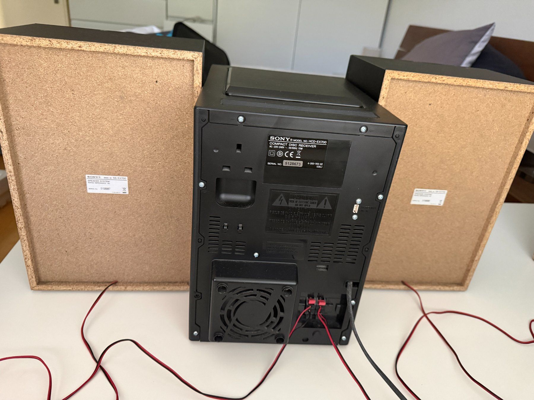 Sony Lettore multimediale & Streamer: Sony HI-FI Stereo MHC-EX700 - 400W – Usato da Zürich venduto da JulesZHW 5