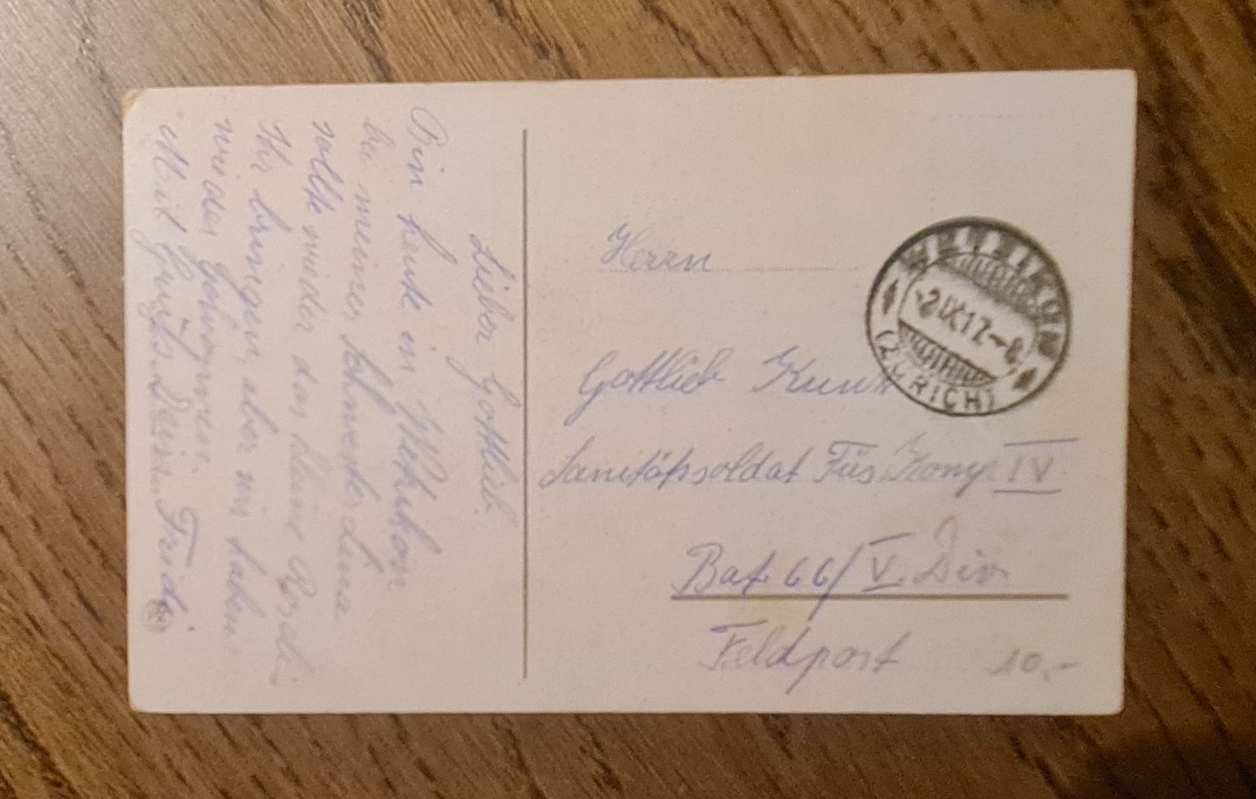 Cartoline postali: Wetzikon 1912 – Usato da Ebikon venduto da Donar50 1