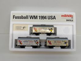 Märklin H0 84416,6 Güterwagenset Fussball WM 1994 USA