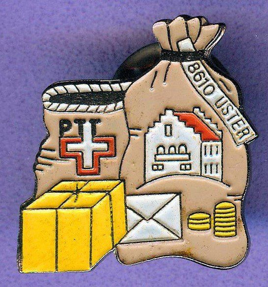 Placchette & Badge: PTT   Post  8610 USTER – Usato da Winterthur venduto da Sammleroase