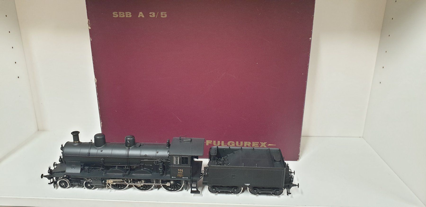 Fulgurex Modellini di ferrovie: Fulgurex Spur 0 SBB Dampflok A3/5 705 – Nuovo (secondo la descrizione) da Geroldswil venduto da TopTrain54