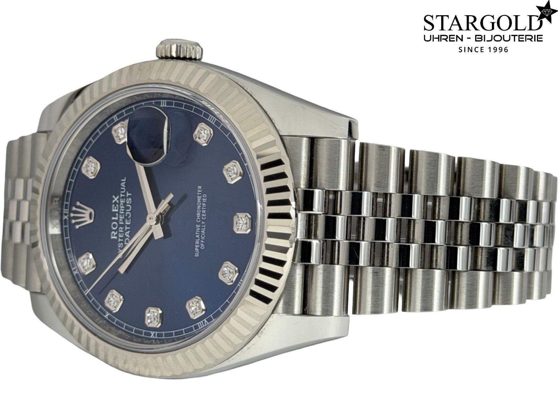 Rolex Orologi: Rolex Datejust 41 mit Diamanten - 126334 – Usato da Zürich venduto da Stargold-Uhren 1