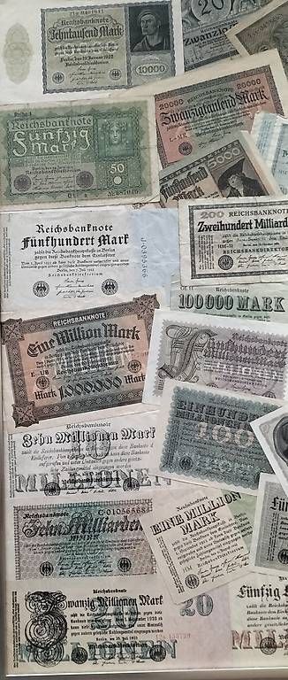Banconote: Sammlung Reichsbanknoten  – Usato da Steinach venduto da Tsgweh 6