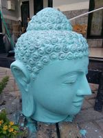 Skulptur Buddha Kopf Steinskulptur Buddhakopf Stein Statue