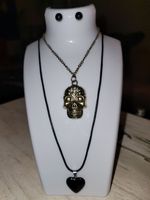 Black Valentine, Love until death, skull beauty, Cœur noir