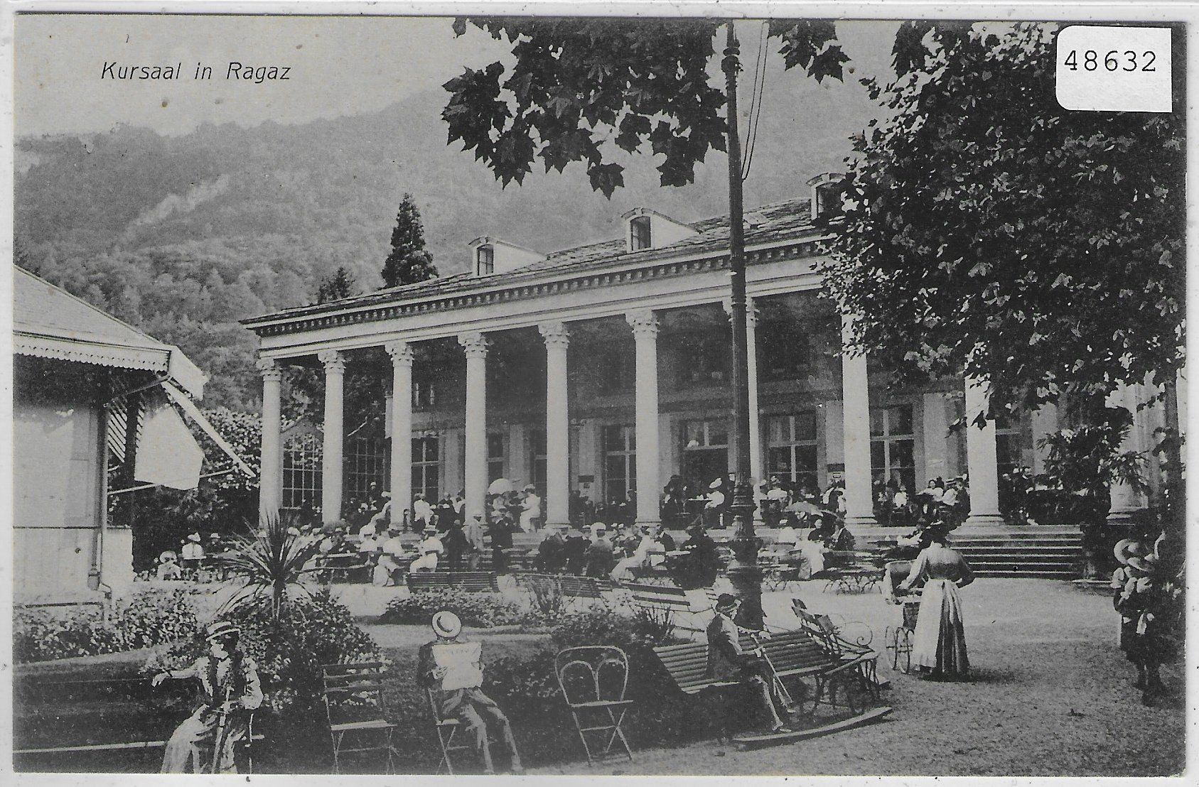 Cartes postales: Kursaal in Ragaz - animee – D'occasion à Ettingen par Kartenplanet