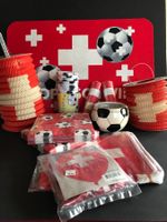 Fussball Deko Lichterkette Fahnenkette Servietten ⚽️🇨🇭11tl