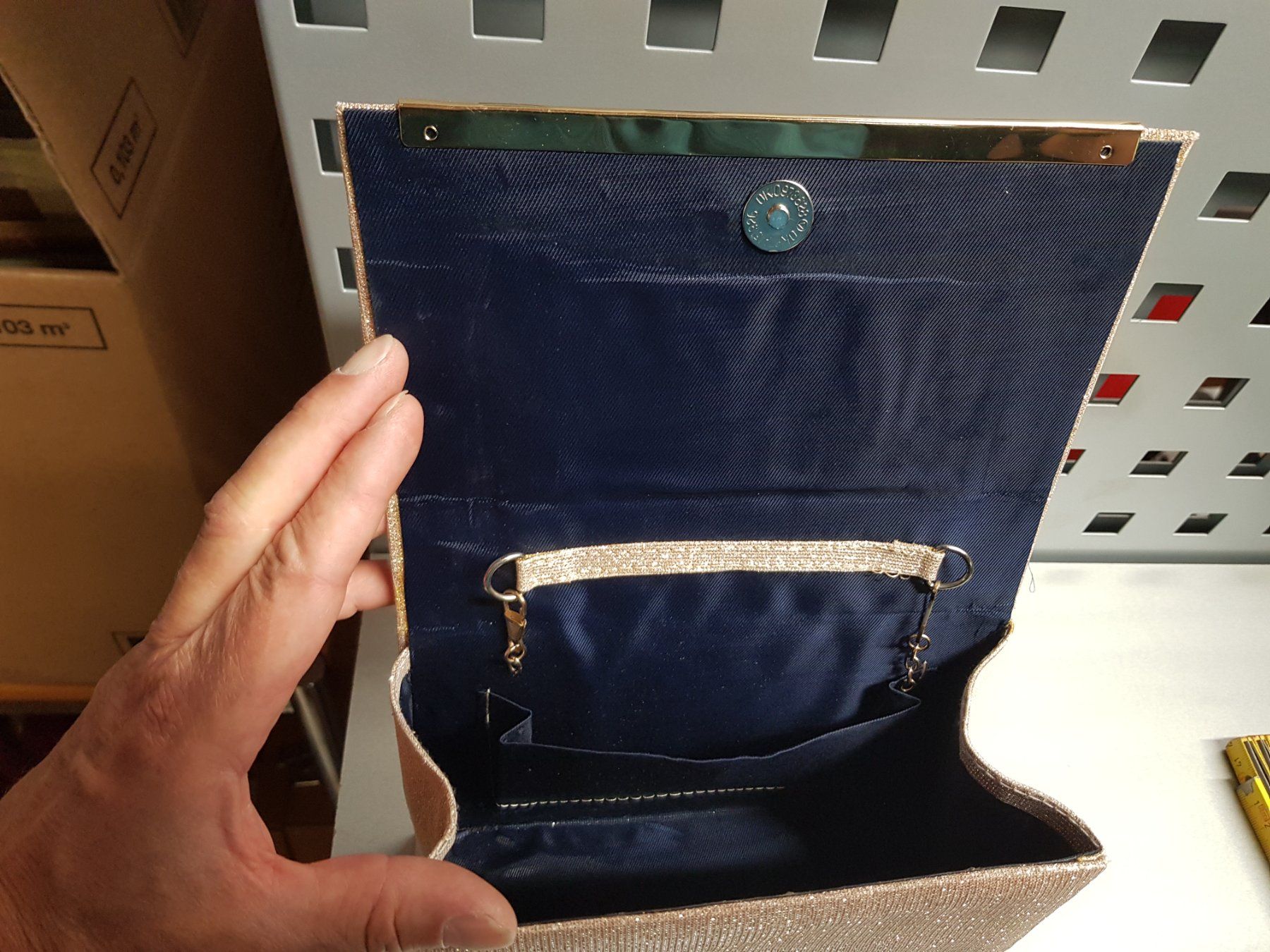 Borse: Vintage Glitzer Damen Mädchen Handtasche – Usato da Walterswil BE venduto da Lonitti 3