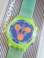 seltener neuer Swatch "Neo Wave" Chronograph läuft 