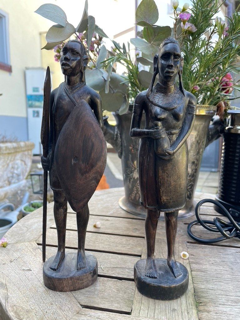 Sculture & Statue: Afrikanische  Krieger – Usato da Forch venduto da ESELSTEIN