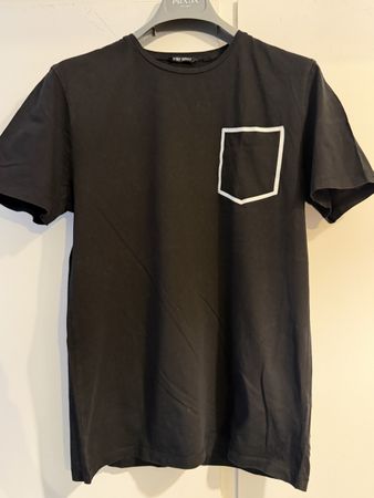 T-Shirt Antony Morato Nera Taschino Bianco Taglia L Uomo Usa