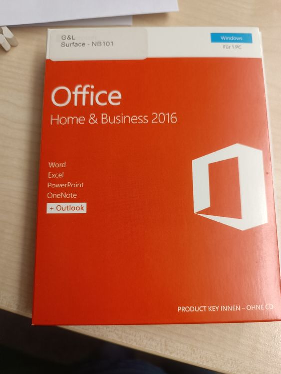 Software Office 2016 PC Eine Lizenz Kaufen auf Ricardo