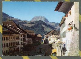 AK col Gruyère FR La Grand’ Rue et le Moléson ≈ 1972 